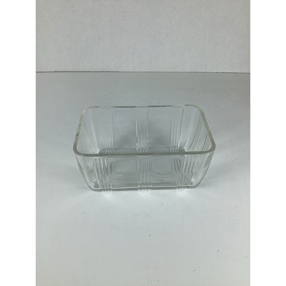 Vintage Hazel Atlas Refrigerator Glass Dish (1930s-1940s) (without bottom) - Picture 2 of 4